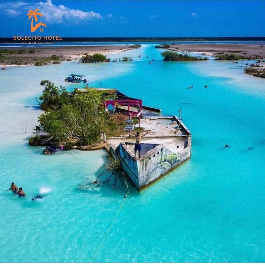 Hotel Apartaments Solecito Bacalar - Free Bikes & Paddle Bagian luar foto
