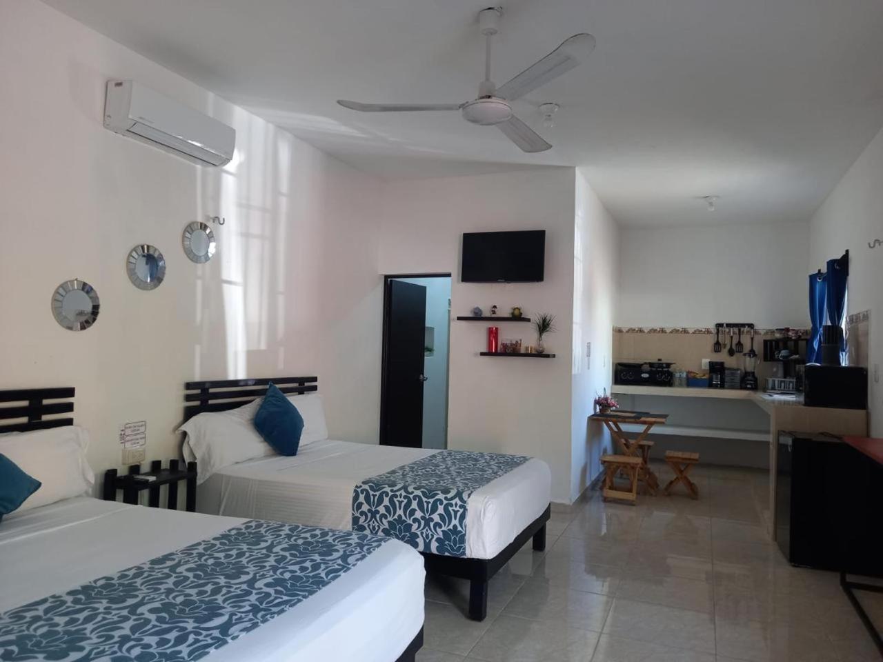 Hotel Apartaments Solecito Bacalar - Free Bikes & Paddle Bagian luar foto